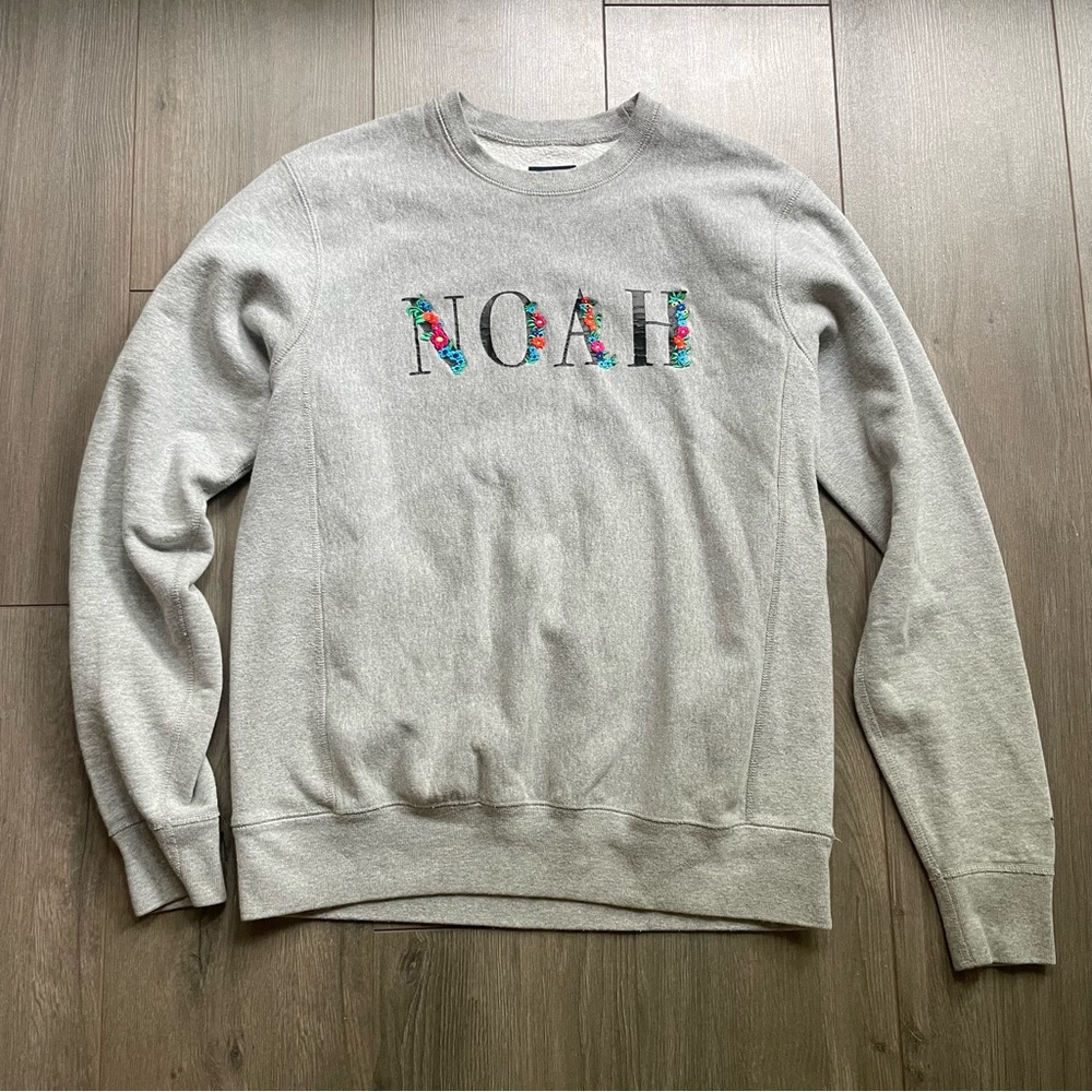 Noah SS17 Botanical Floral Crewneck Sweatshirt